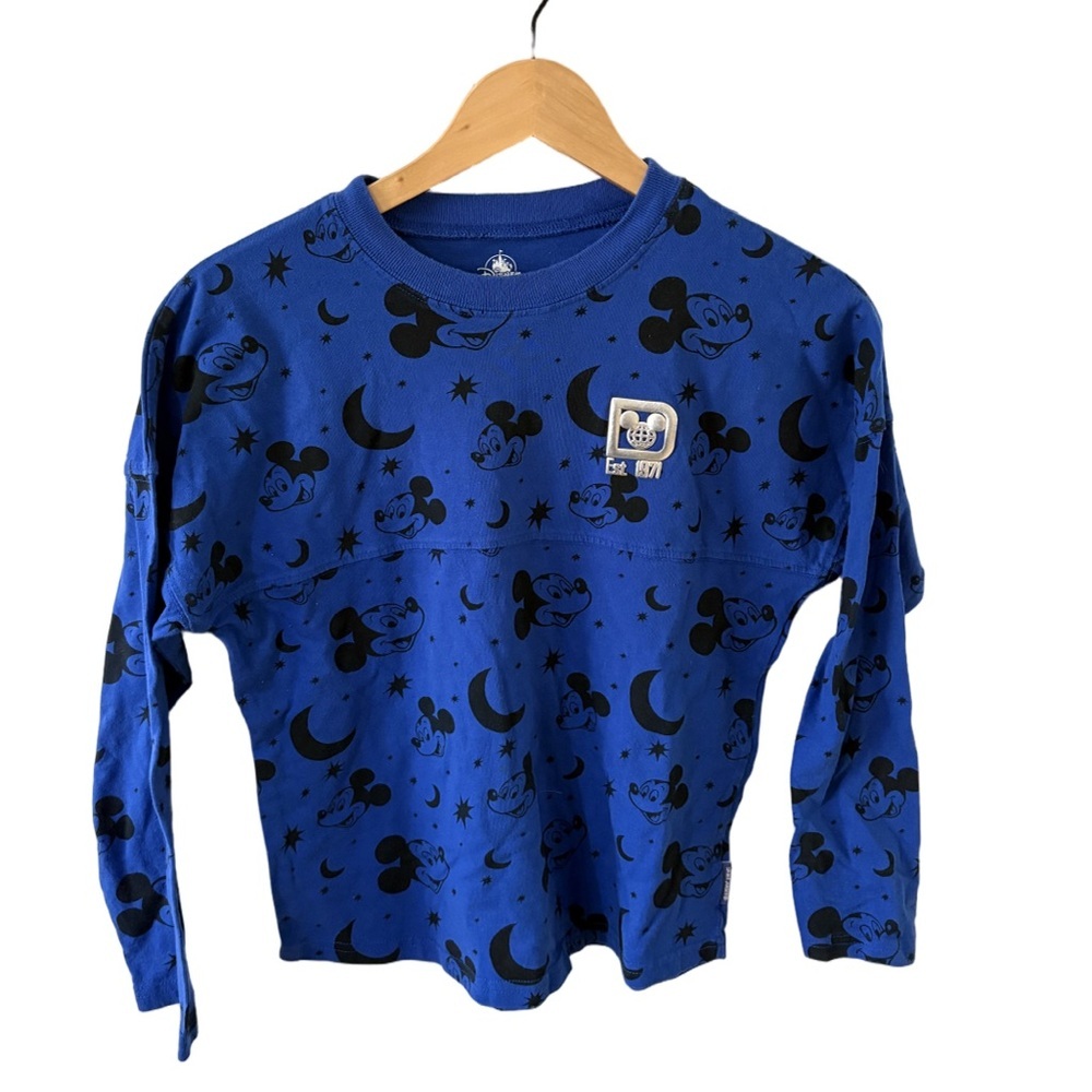 Disney Spirit Jersey in Rich Blue and Disney designed with Embossed Graphics